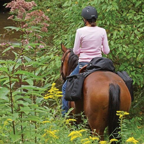 Dura-Tech Cantle Bag with Insulated Detachable Saddle Bags | Keeps Supplies Within Reach | Insulated Side Coolers | Durable Construction | Comfortable for Horse in Saudi Arabia