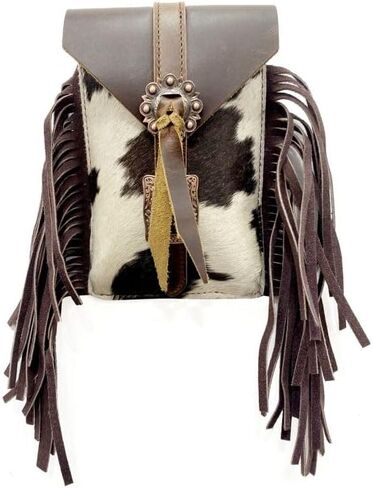 Showman Hair-On Cowhide Rear Cinch Saddle Bag in Saudi Arabia