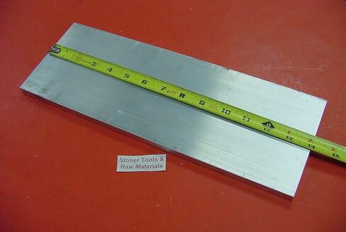 1/2" X 5" Aluminum 6061 T6511 Solid Flat BAR 14" Long .500" Plate New Mill Stock in Saudi Arabia