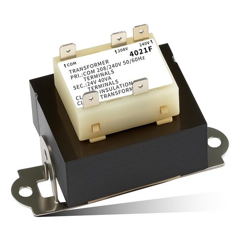 46-24124-06 HVAC Transformer 40 VA 120/24V Control Transformer for Rheem Furnace Basler Electric BE161640GDD 29M7101 4011F-5 Replacements Channel 2 Hole Mount in Kuwait