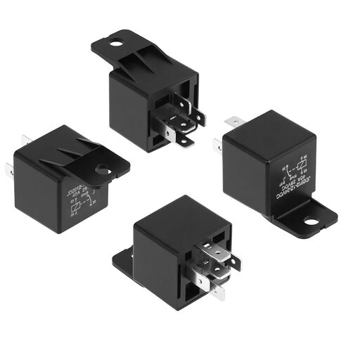 QWORK Motor Relay 5 Pin 24V 40A، مرحل السيارات، 5 حزم مرحلات السيارة تبديل الطاقة لصندوق السيارة، البدء عن بعد، والإضاءة in Saudi Arabia