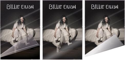 Billie Eilish - ملصق موسيقى (عندما ننام جميعًا ، أين نذهب؟ - غلاف الألبوم) (الحجم: 24 "× 36") (دون إطار) in Kuwait