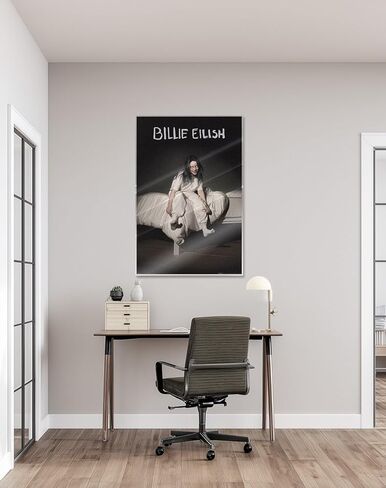 Billie Eilish - ملصق موسيقى (عندما ننام جميعًا ، أين نذهب؟ - غلاف الألبوم) (الحجم: 24 "× 36") (دون إطار) in Kuwait