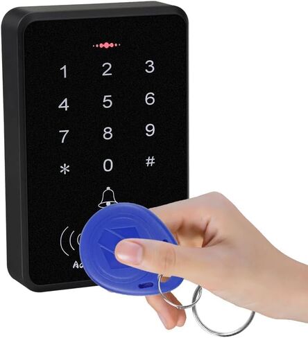 13.56MHz RFID Key Fob Grey, ABS Waterproof Key Tag for Office Staff, Durable Access Control Keychain (50-Pack) in Saudi Arabia