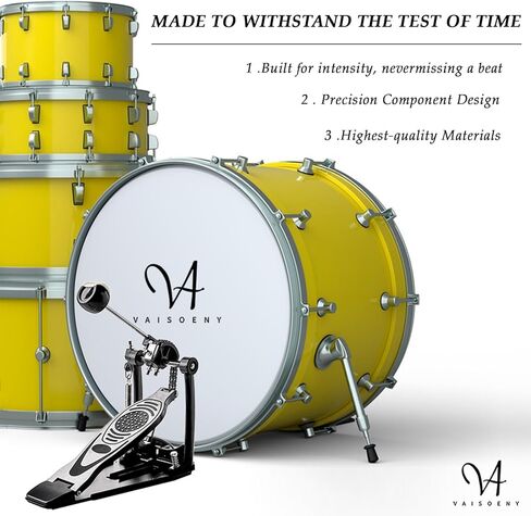 دواسة طبلة الجهير، دواسة طبلة مزدوجة السلسلة لطبل الجهير ومجموعة الطبل (V-DC-VZ14) in Kuwait