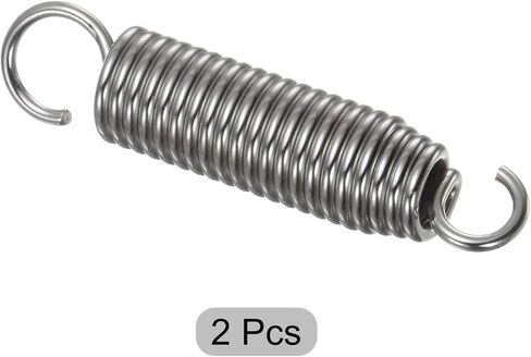 Generic Drum Foot Pedal Spring Stainless Steel for Drum Tuner Drum Pedals Drum Kit Accessories 2pcs Silver in Saudi Arabia