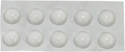 Wall Door Handle Stoppers Adhesive Rubber Knob Round Shield Cushion Guard Door Bumpers Wall Protectors Silencers for Home Transparents Furniture Pad in Saudi Arabia
