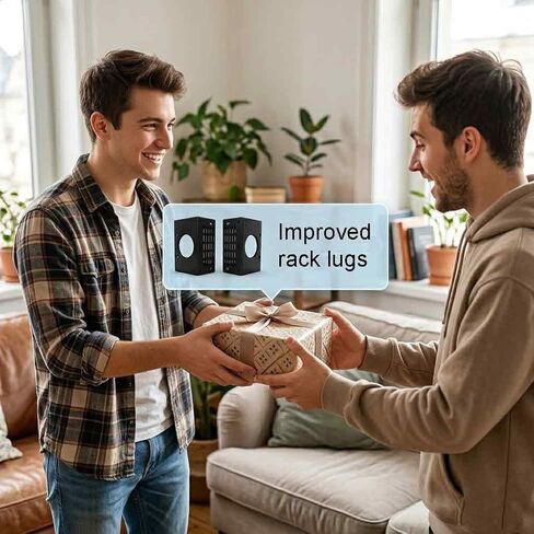 طقم حامل حامل جيد التهوية لـ Behringer XR16، XR18، SD18 - متوافق مع خلاطات Midas MR16، MR18 | إدارة الكابلات | يتضمن أدوات التركيب in Kuwait