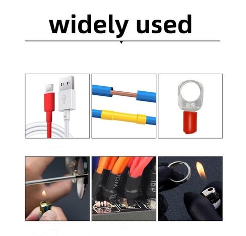 164Pcs Multicolor Electric Insulation Heat Shrink Tube Wire Shrink Wrap Assortment Kit Eco-Friendly Material 8 Sizes Heat Shrink Tubing Kit,Heat-Shrink Tubing,Industrial Tubing,Wiring and Connecting in Kuwait