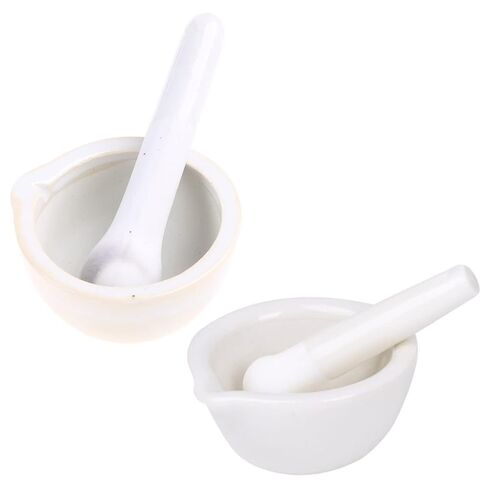 Porcelain Mortar and Pestle Mill Pugging Pot Set for Chinese Traditional and in Kuwait