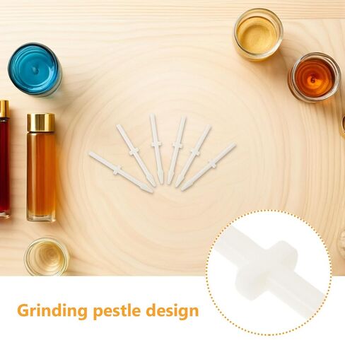 10pcs Grinding Pestle for 1.5ml Centrifuge Tubes, Plastic Mixing Sticks, Laboratory Epoxy Resin Mixing Tools for Tissue Samples and Buffer Preparation in Kuwait