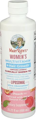 Maryruth Organics Gray Guard Liposomal ، يدعم لون الشعر الطبيعي ، مع حمض النحاس والبانتوثنيك ، والريحان المقدس والأعشاب التقليدية ، وفيتامين E & Vitamin B للصحة العامة ، تتراوح أعمارهم بين 18+ ، 15.22 أوقية in Kuwait