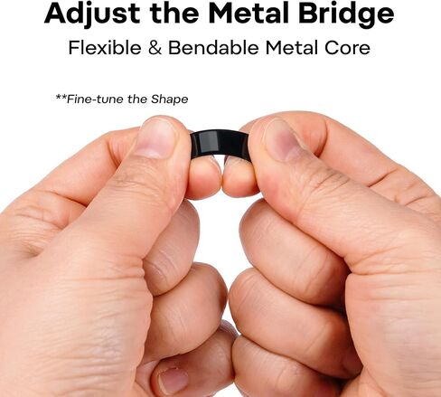 Reusable Nasal Strips for Breathing: Snoring Support, Max Strength Internal Nasal Opener, No Sticky Pads, Nose Strips Alternative, Bend-to-Fit Steel Bridge Nasal Dilators for Sleep in Kuwait