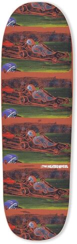 لوح التزلج على شكل عربة تشويش 9.25 بوصة × 32 بوصة، أحمر in Kuwait