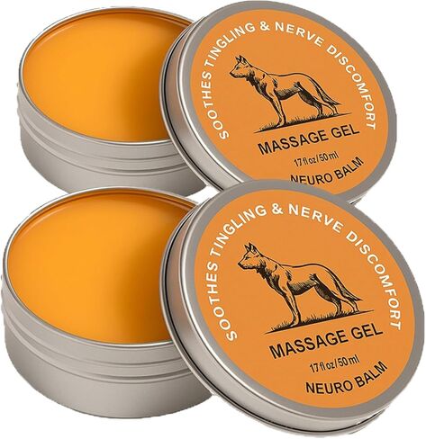 Lmoy 2PCS Neuro Balm, Nerve Relief Balm for Neuropathy, Natural Joint Care Soothing Massage Cream with Magnesium and Menthol in Kuwait