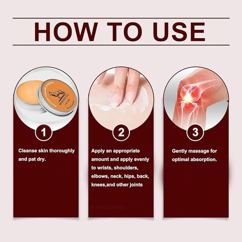 Lmoy 2PCS Neuro Balm, Nerve Relief Balm for Neuropathy, Natural Joint Care Soothing Massage Cream with Magnesium and Menthol in Kuwait