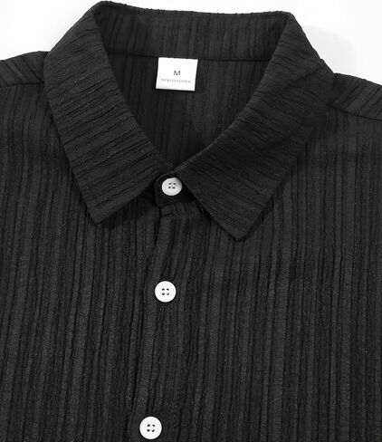 4pcs Men's Lightweight Summer Beachwear 2025 Summer New Casual Short Sleeve Button Shirts and Elastic Waist Shorts in Saudi Arabia