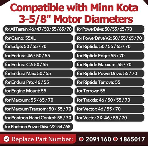MKP-32 Trolling Motor Propeller Compatible with Minn Kota 3-5/8" Motor Diamete, Weedless Wedge 2 Prop Replacement for 80-202lb Thrust, Replace Part Number 2091160 1865017 1378131 in Kuwait