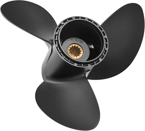 11 3/4 x 17 Aluminum Outboard Boat Propeller for BRP Johnson Evinrude OMC Stern Drive 40-50HP, 13 Spline Tooth, 176422, Compatible with Evinrude 40HP 50HP, 4 Stroke, RH in Kuwait