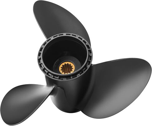 11 3/4 x 17 Aluminum Outboard Boat Propeller for BRP Johnson Evinrude OMC Stern Drive 40-50HP, 13 Spline Tooth, 176422, Compatible with Evinrude 40HP 50HP, 4 Stroke, RH in Kuwait