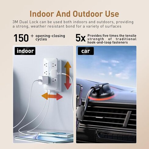 قفل مزدوج منخفض المستوى وقابل لإعادة الإغلاق SJ4570 مصنوع من 3M | 1 × 7.5 قدم | شرائط تثبيت ذات قوة صناعية | خطاف متشابك ذاتي التزاوج مع لاصق قوي | استخدام داخلي وخارجي in Kuwait