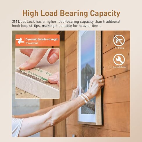 قفل مزدوج منخفض المستوى وقابل لإعادة الإغلاق SJ4570 مصنوع من 3M | 1 × 7.5 قدم | شرائط تثبيت ذات قوة صناعية | خطاف متشابك ذاتي التزاوج مع لاصق قوي | استخدام داخلي وخارجي in Kuwait