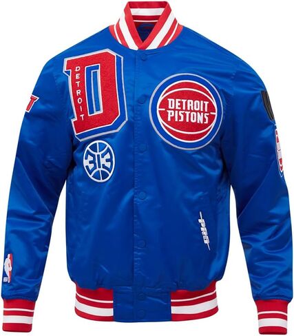 Pro Standard Mens NBA Mash Up Satin Jacket in Saudi Arabia