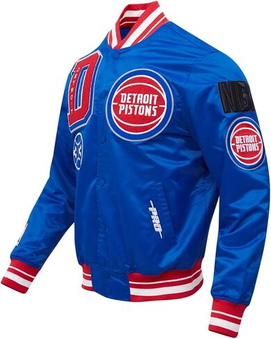 Pro Standard Mens NBA Mash Up Satin Jacket in Saudi Arabia