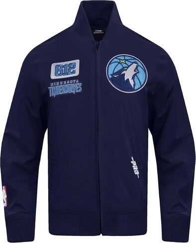 Pro Standard Mens NBA Mash Up Satin Jacket in Saudi Arabia