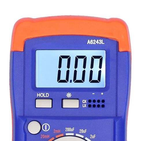 Capacitance Tester, Multifunctional Digital Inductance Meter, High Accuracy, Low Energy Consumption - Backlit LCD Display, Data Retention, Portable Electrical Measurement Tool in Saudi Arabia
