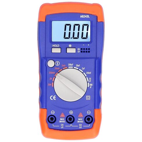 Capacitance Tester, Multifunctional Digital Inductance Meter, High Accuracy, Low Energy Consumption - Backlit LCD Display, Data Retention, Portable Electrical Measurement Tool in Saudi Arabia
