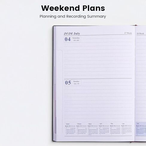 2025 Journal Diary Notebook Planner Memo A5 Monthler Scheduler Daily Planner Paper for Home Office School School Travel Gift Birthday (Blue) in Saudi Arabia