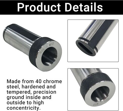 MT2 to D25 Lathe Tool Holder | Morse Taper 2 Tool Extension Reducer for CNC & Manual Lathes | 40Cr Steel Boring Bar Holder for Internal Tools in Kuwait