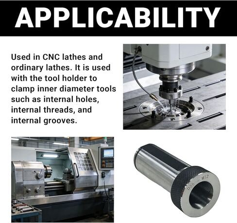MT2 to D25 Lathe Tool Holder | Morse Taper 2 Tool Extension Reducer for CNC & Manual Lathes | 40Cr Steel Boring Bar Holder for Internal Tools in Kuwait