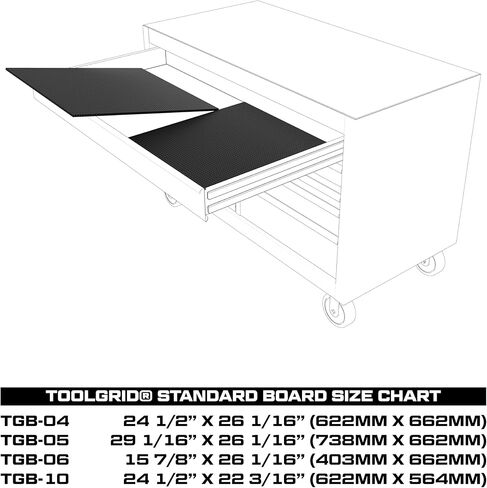 MANTIS DIV OF J.L.M. ACCESSORIES LTD Toolgrid TGB-05 Board 26 1/16" x 29 1/16" 2 pk in Saudi Arabia