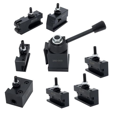 Findmall 8 قطعة OXA 250-000 WedgeType أداة آخر مخرطة صغيرة تصل إلى 8 تغيير سريع تحول ومواجهة حامل مناسب للمخرطة in Saudi Arabia