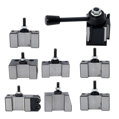 Findmall 8 قطعة OXA 250-000 WedgeType أداة آخر مخرطة صغيرة تصل إلى 8 تغيير سريع تحول ومواجهة حامل مناسب للمخرطة in Saudi Arabia