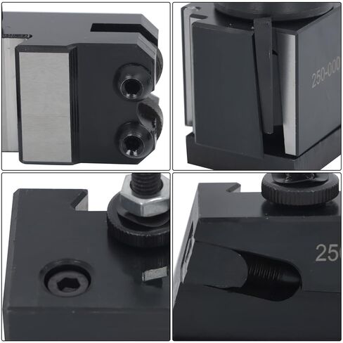 Findmall 8 قطعة OXA 250-000 WedgeType أداة آخر مخرطة صغيرة تصل إلى 8 تغيير سريع تحول ومواجهة حامل مناسب للمخرطة in Saudi Arabia
