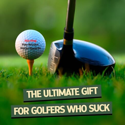 Shanker Golf Balls - Funny Golf Balls with Hilarious Sayings – Perfect Gag Gift for Golfers, Birthday Gifts for Golfers, Funny Golf Gifts for Men, Golf Balls Funny in Kuwait