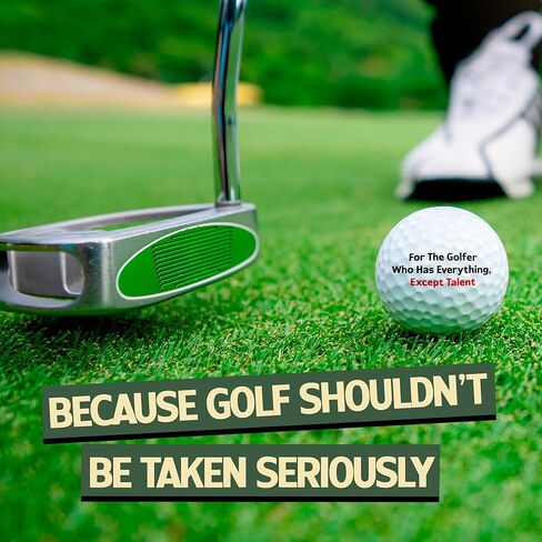 Shanker Golf Balls - Funny Golf Balls with Hilarious Sayings – Perfect Gag Gift for Golfers, Birthday Gifts for Golfers, Funny Golf Gifts for Men, Golf Balls Funny in Kuwait