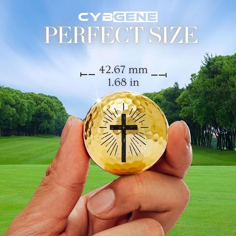 Christian Gifts for Men and Women, Christian Cross Golf Balls Set of 3, Cool Accessories for Golfer, for Golf Lovers in Saudi Arabia