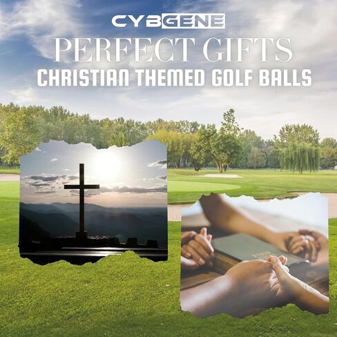 Christian Gifts for Men and Women, Christian Cross Golf Balls Set of 3, Cool Accessories for Golfer, for Golf Lovers in Saudi Arabia