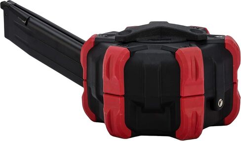 Evike Airsoft - AW Custom Drum Airsoft Mag for Gas Blowback Airsoft Pistols & Rifles (Model: TM Hi-Capa/Red) in Saudi Arabia