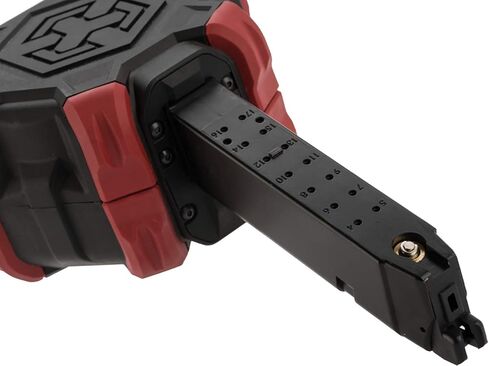 Evike Airsoft - AW Custom Drum Airsoft Mag for Gas Blowback Airsoft Pistols & Rifles (Model: TM Hi-Capa/Red) in Saudi Arabia
