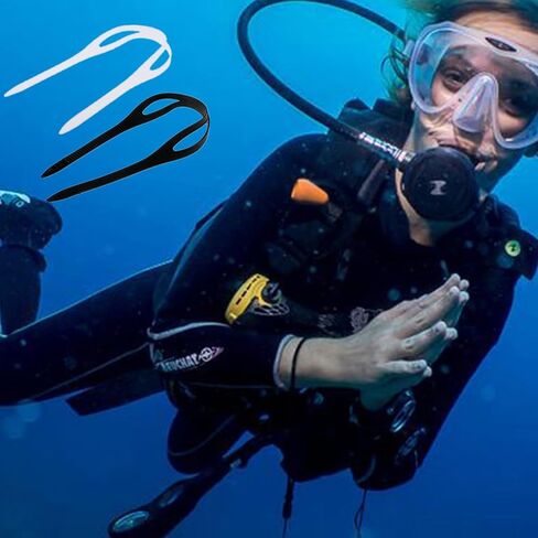 2 Pack Universal Silicone Replacement Mask Strap, Silicone Swimming Goggles Strap Replacement, Scuba Mask Strap Silicone Strap Head Band Parts Accessories for Diving Swim Snorkel in Kuwait