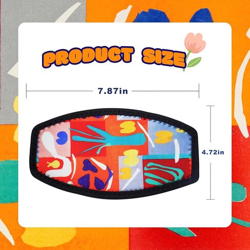 PWind Neoprene Diving Mask Strap Cover with Velcro, Adjustable Non-Slip Hair Protector for Scuba Diving & Snorkeling Masks in Kuwait