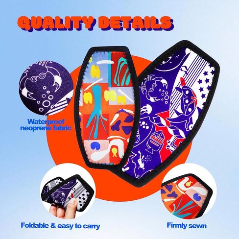 PWind Neoprene Diving Mask Strap Cover with Velcro, Adjustable Non-Slip Hair Protector for Scuba Diving & Snorkeling Masks in Kuwait