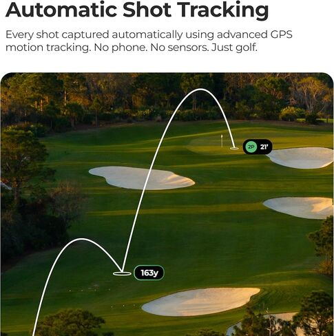 Arccos Air - نظام التتبع التلقائي لألعاب الجولف مع محدد المدى GPS AI والتحليلات المكتسبة للسكتات الدماغية (لا يلزم وجود أجهزة استشعار للنادي، عضوية مجانية للسنة الأولى) in Kuwait