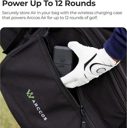 Arccos Air - نظام التتبع التلقائي لألعاب الجولف مع محدد المدى GPS AI والتحليلات المكتسبة للسكتات الدماغية (لا يلزم وجود أجهزة استشعار للنادي، عضوية مجانية للسنة الأولى) in Kuwait