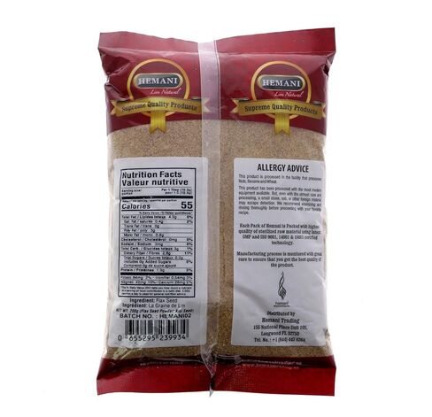 Hemani Alsi Powder 200g - Premium Ground Flaxseed Powder for Digestion & Nutrition | Halal Certified | Since 1949 in Kuwait